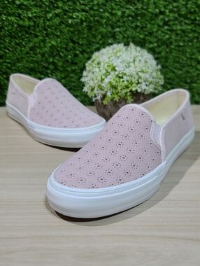 Keds Double Decker Slip on Sneakers - Light Pink Suede US 6.5 New